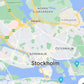 Fågelvy över Stockholm